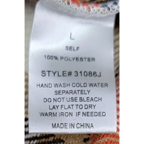 Blue B Shacket Plaid Button-Down Shirt  Jacket Rust Brown Flanne  Womens Lg New - Picture 8 of 10